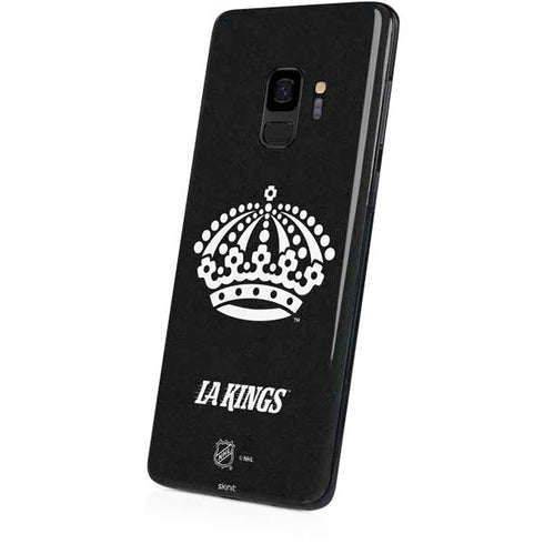 NHL Los Angeles Kings Black Background Galaxy S9 Skin